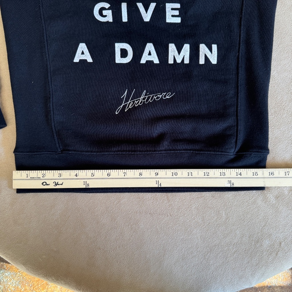 Herbivore Eat Like You Give A Damn Sweatshirt 💚 Vegan - Picture 8 of 11